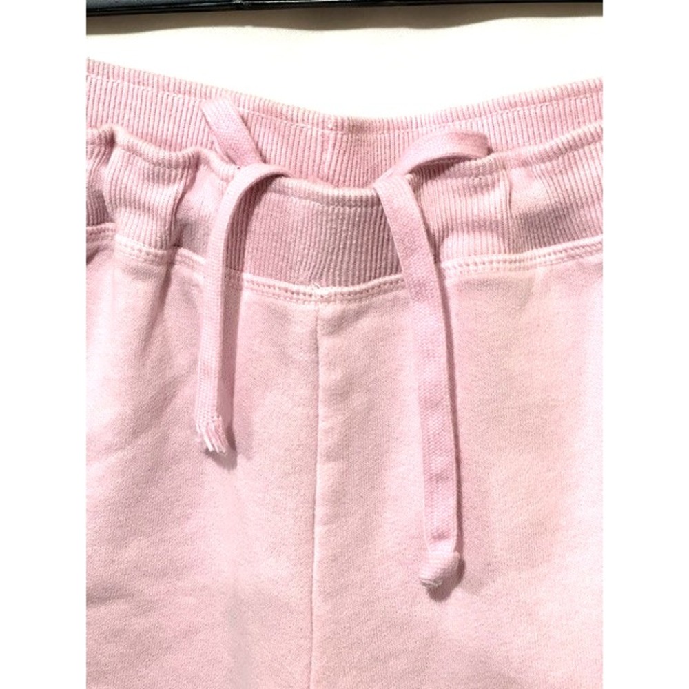 Hollister Women's Y2K Size Medium Pink Fleece Fold Over Waist Drawstring Shorts - Picture 4 of 7